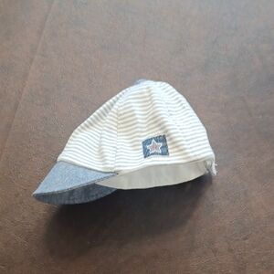 Baby Cap, Denim Stripe
